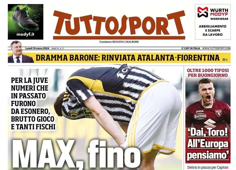 PRIMA PAGINA - Tuttosport: "Acerbi ha detto negro', una vergogna nella giornata anti-razzismo!"