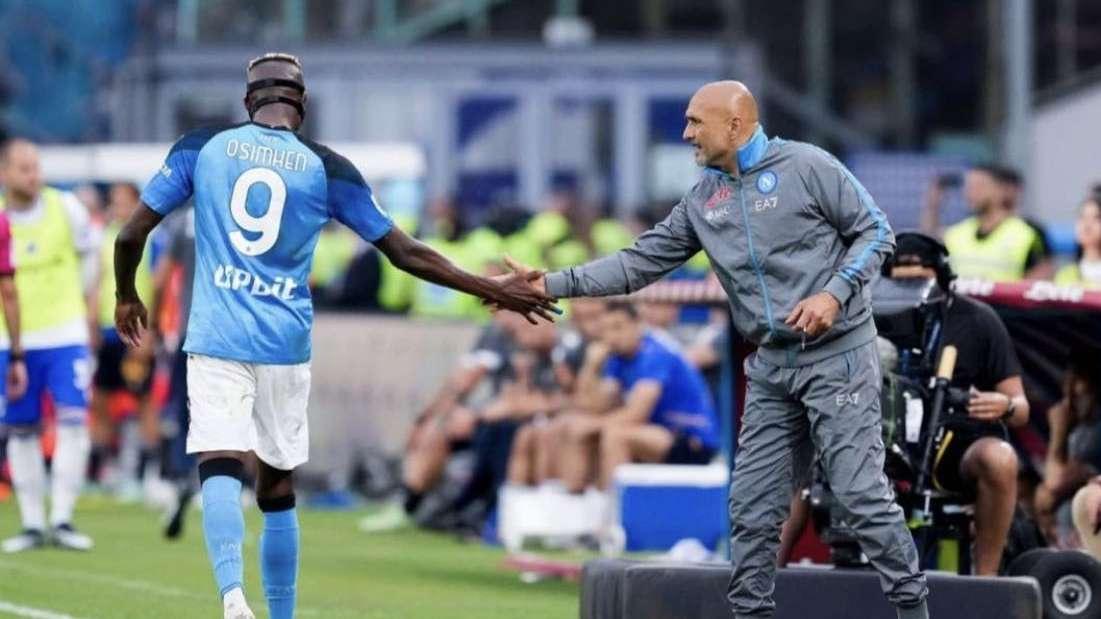 FOTO - Osimhen saluta Spalletti con gratitudine: "Grazie mister!"