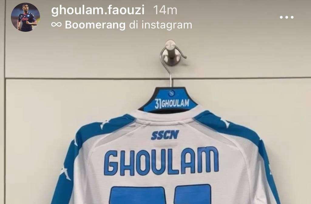 FOTO - Ghoulam mostra sui social la maglia stile 'Argentina' di stasera