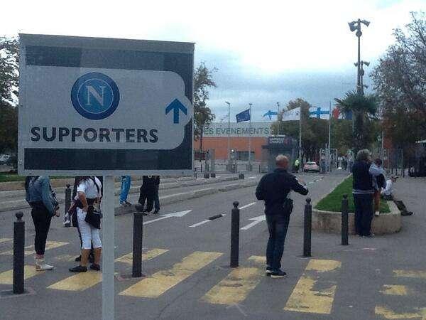 FOTO - Alvino: "All'esterno del Velodrome sassaiola ai danni di un bus con tifosi partenopei"