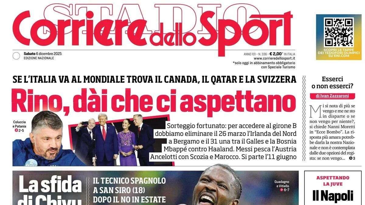 CdS: "Il Napoli a McT, l'ultimo dei FabFour"
