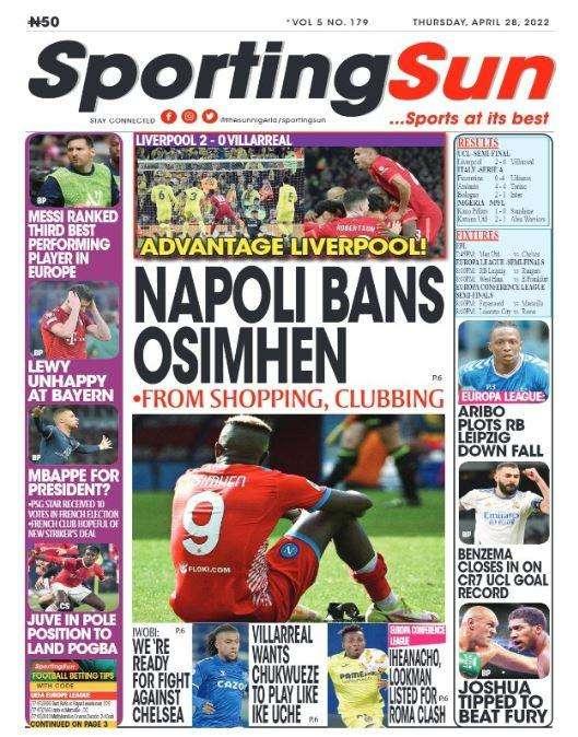 Dalla Nigeria - I divieti imposti dal Napoli a Osimhen: niente social, shopping e discoteche