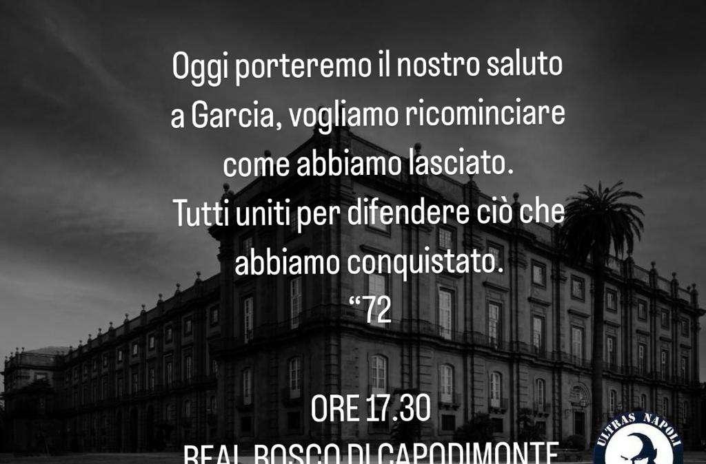 FOTO - Ultras annunciano: "Oggi accoglieremo Garcia, uniti per difendere ciò che abbiamo conquistato"