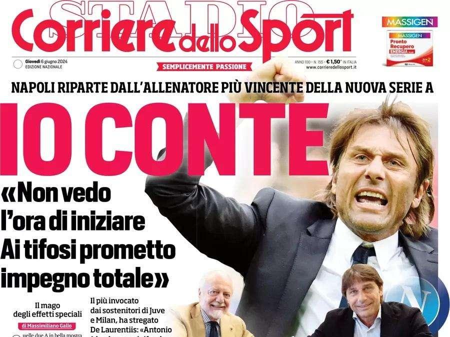 Corriere dello Sport: "Io Conte"
