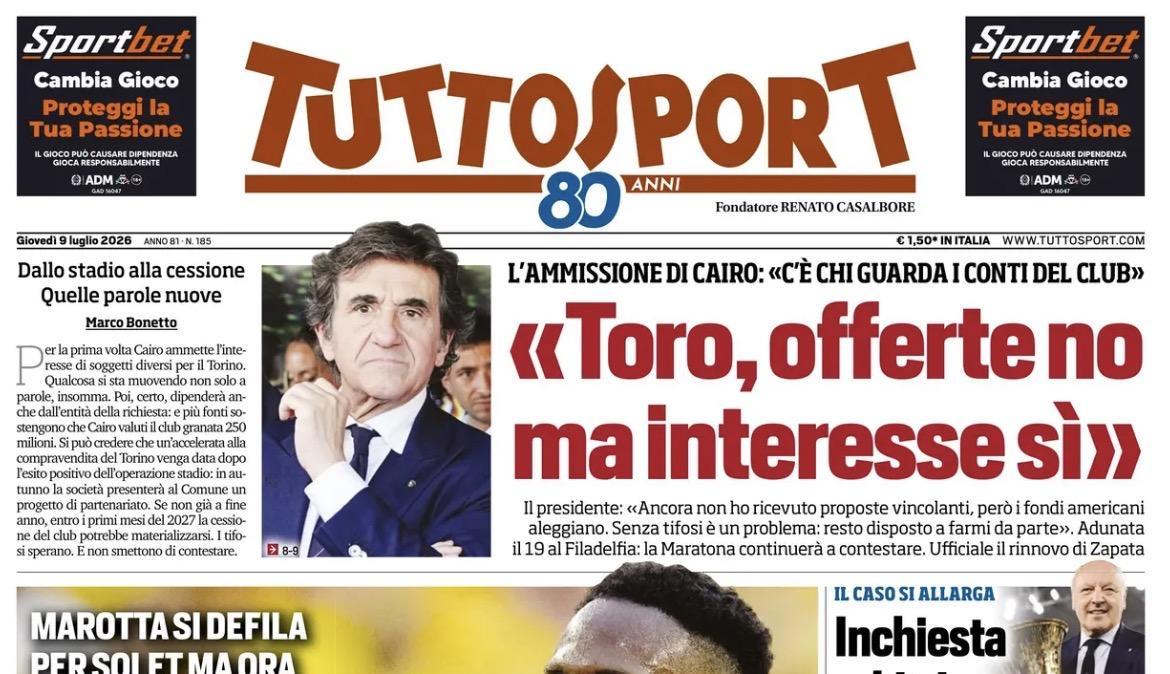 Inchiesta arbitri, Tuttosport: "Altre grane Inter"
