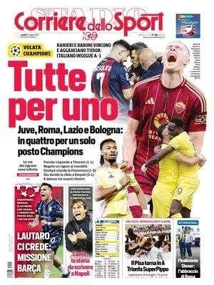 Corriere dello Sport: "Conte, la storia da scrivere a Napoli"