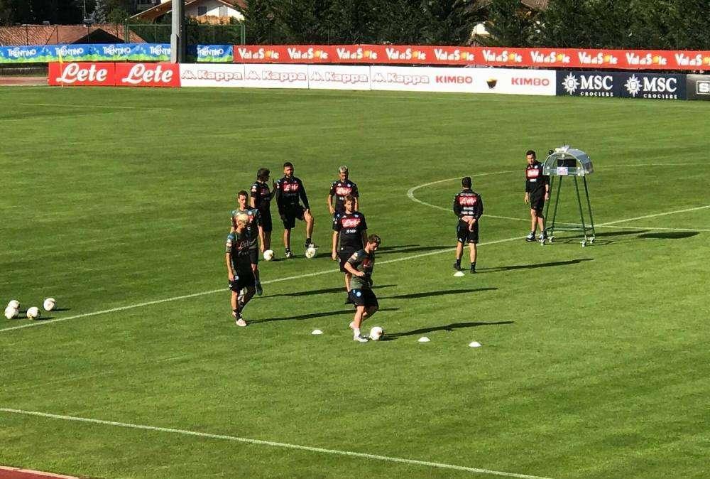 FOTOGALLERY TN - C'è chi non riposa: seduta per gli azzurri rientrati oggi e Maksimovic