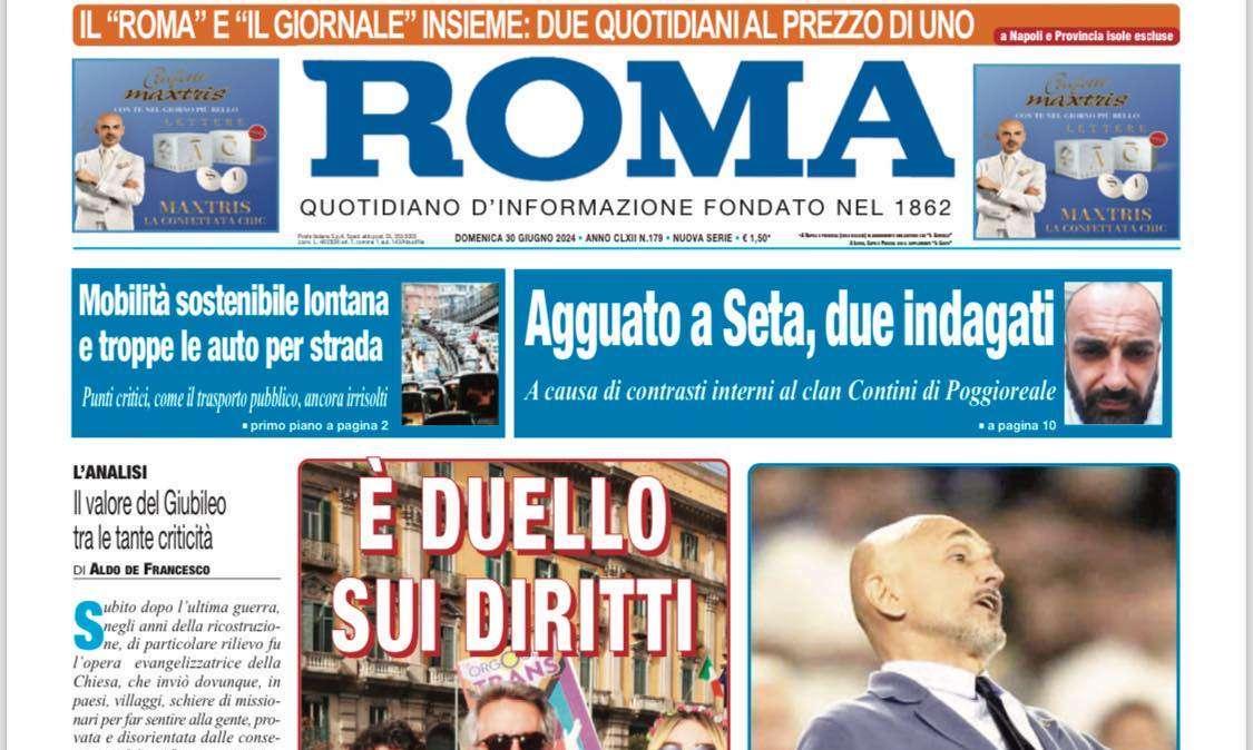 Il Roma: "Italia ridicola, addio Europa"