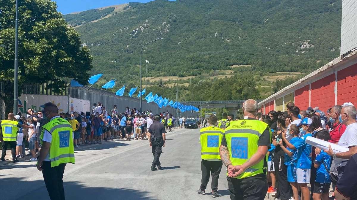 L'Aquila, il questore sul ritiro: "Dispositivi per evitare contaminazioni con tifosi di Salernitana e Bari"
