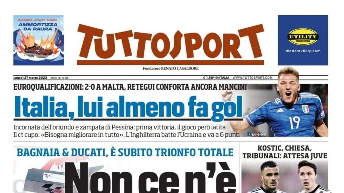 PRIMA PAGINA - Tuttosport: "Tribunali: attesa Juve, il giorno dei giudizi"