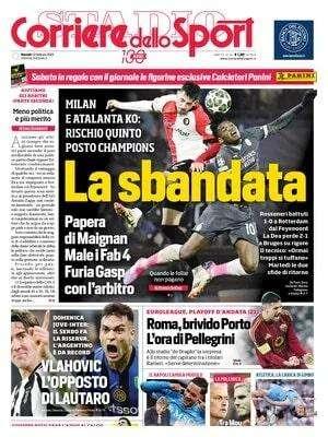 Corriere dello Sport: "La mossa di Conte: prove di 3-5-2 con Raspa-Lukaku"