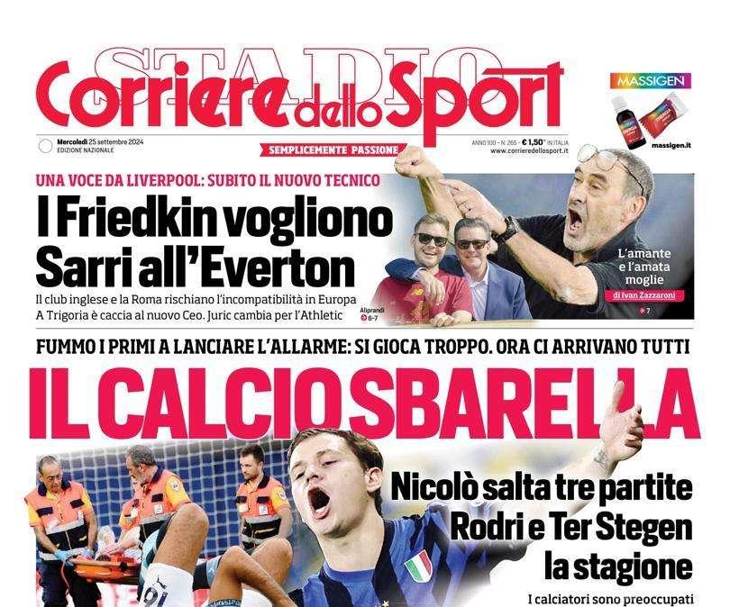 L'allarme del Cds: "Il calcio sbarella: quanti infortuni!"