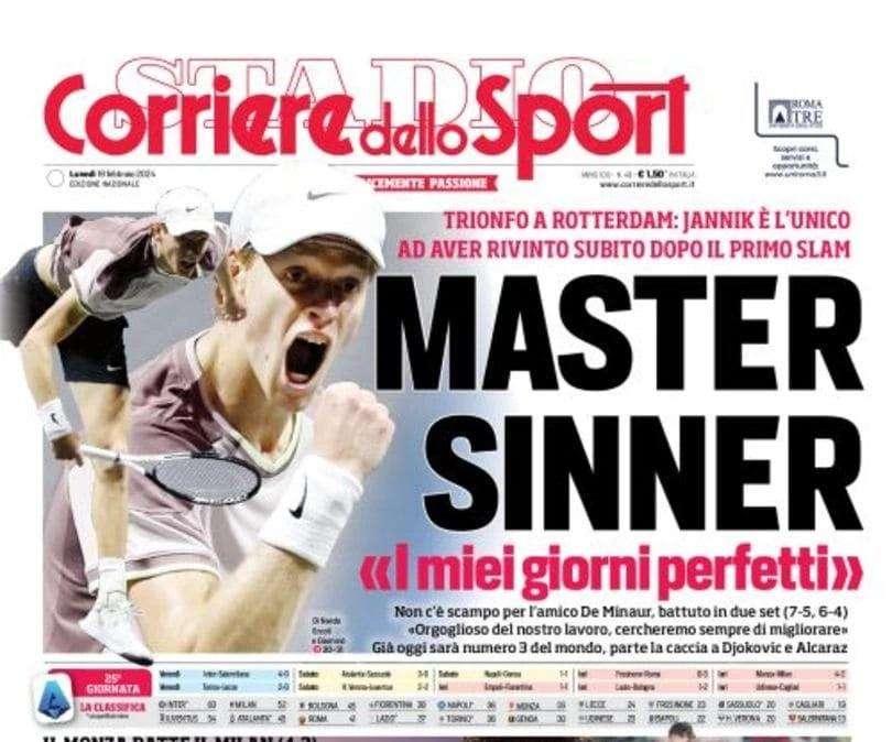 PRIMA PAGINA - CdS: "C'è un Napoli che vince: la GeVi alza la Coppa"