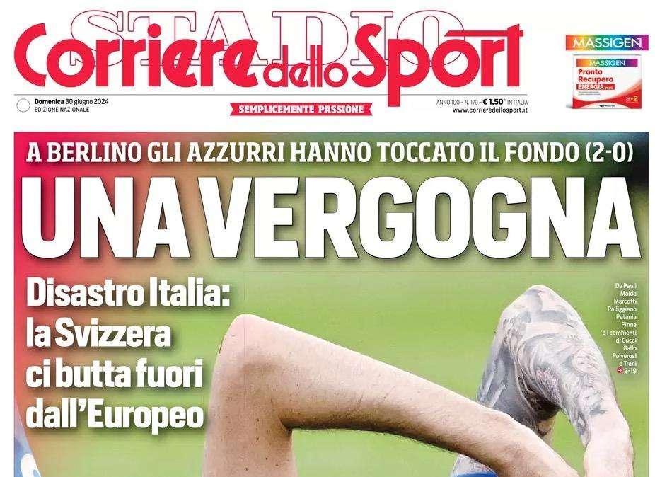 Corriere dello Sport: "Una Vergogna"