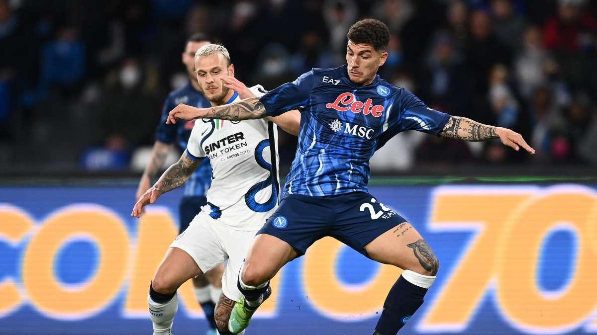Di Lorenzo, traguardo importante col Sassuolo: 100 presenze in A con la maglia azzurra 
