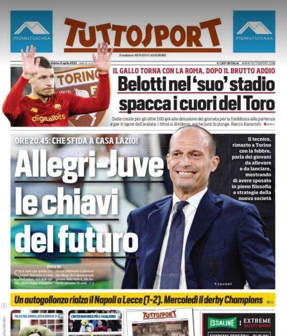 PRIMA PAGINA - Tuttosport: "Un autogollonzo rialza il Napoli a Lecce"