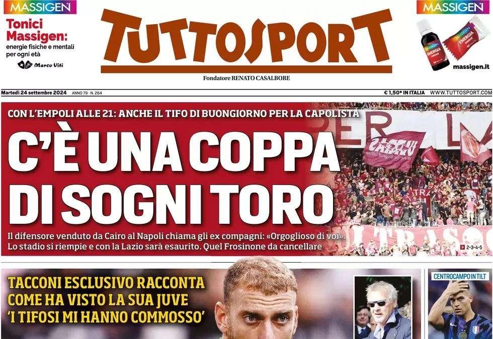Tuttosport: "Inter-Inzaghi, quante spine dietro Lautaro"