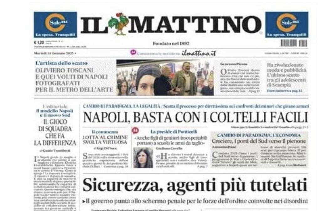 Il Mattino: "La legge di Conte"