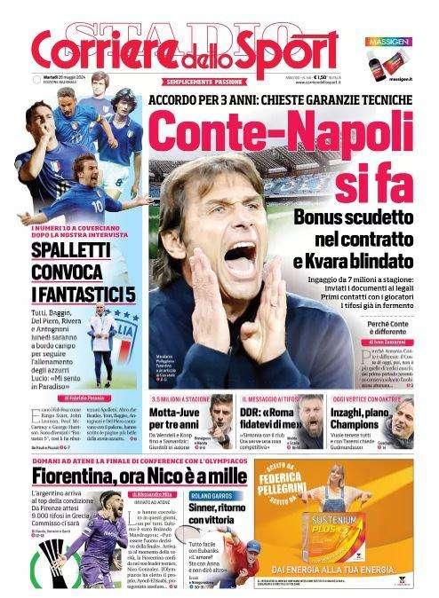 Corriere dello Sport: "Conte-Napoli si fa"