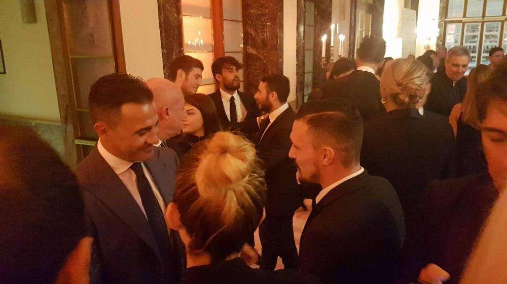 FOTO TN - Mario Rui presente all'evento Dreaming Napoli: l'azzurro chiacchiera con Cannavaro
