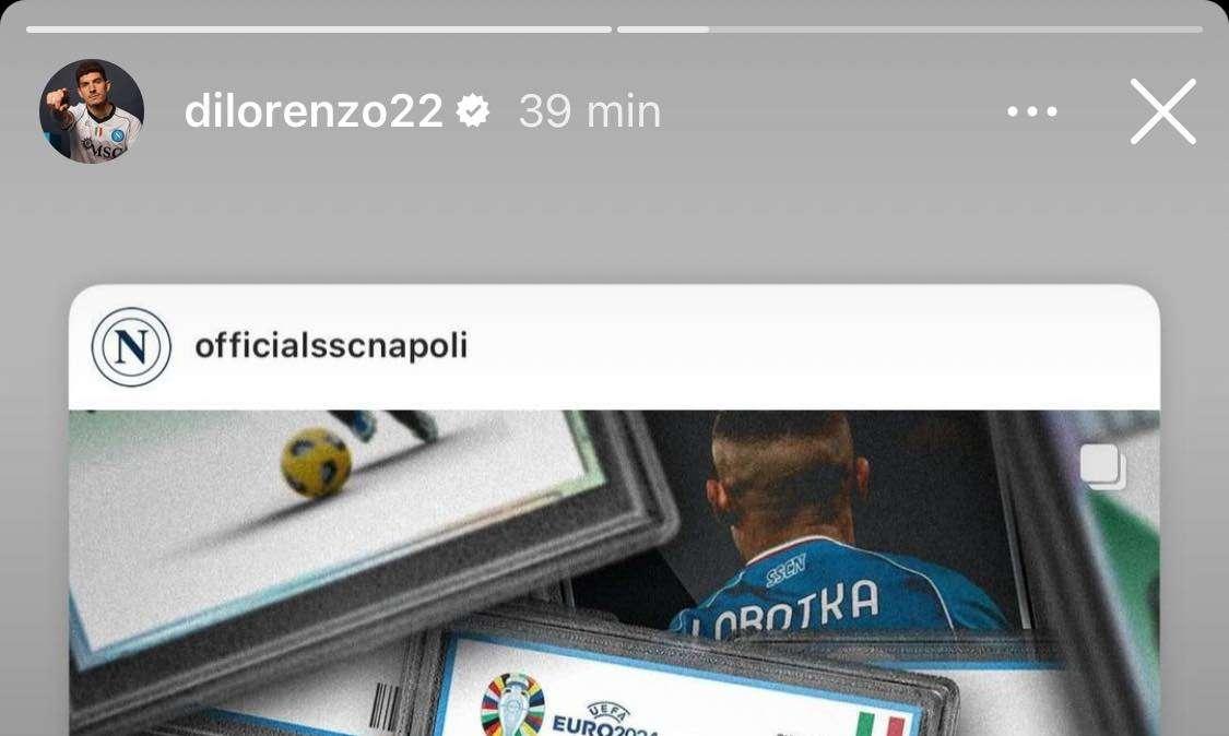 Di Lorenzo-Napoli, gesto social distensivo? I tifosi hanno apprezzato