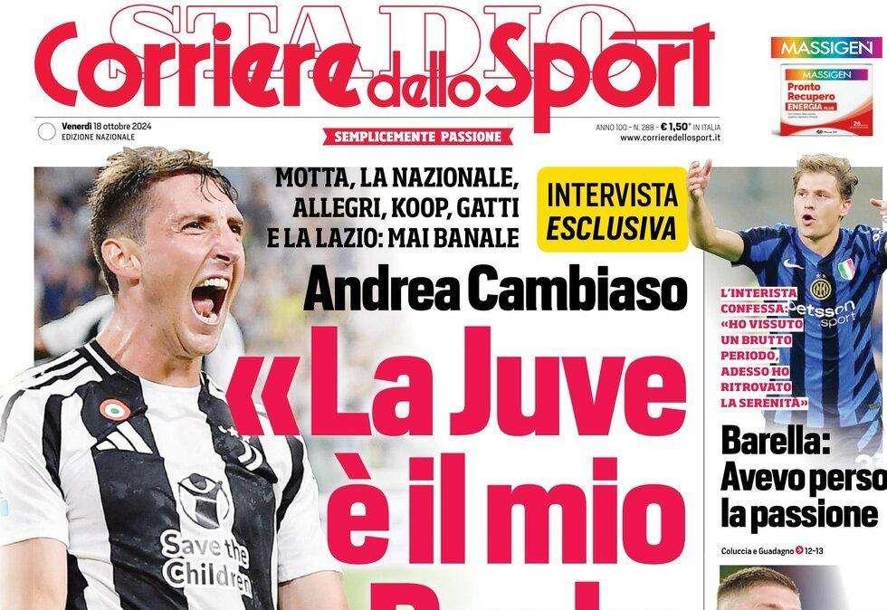 Corriere dello Sport: "Conte si supera: +4 rispetto allo Scudetto all'Inter"