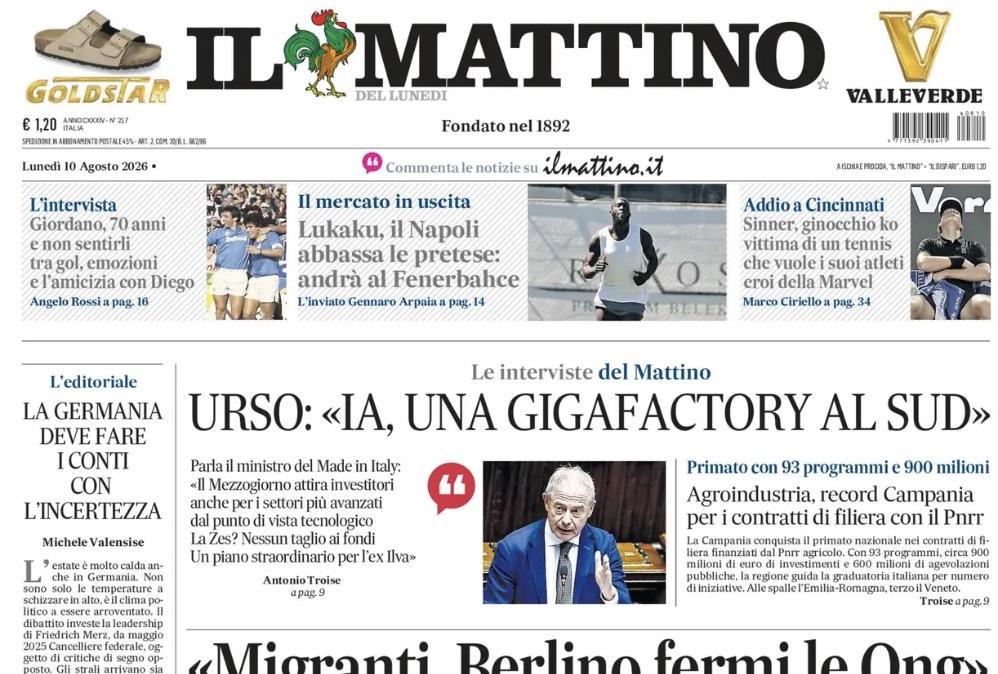 Lukaku, Il Mattino: "Napoli abbassa le pretese: andrà al Fenerbahce"
