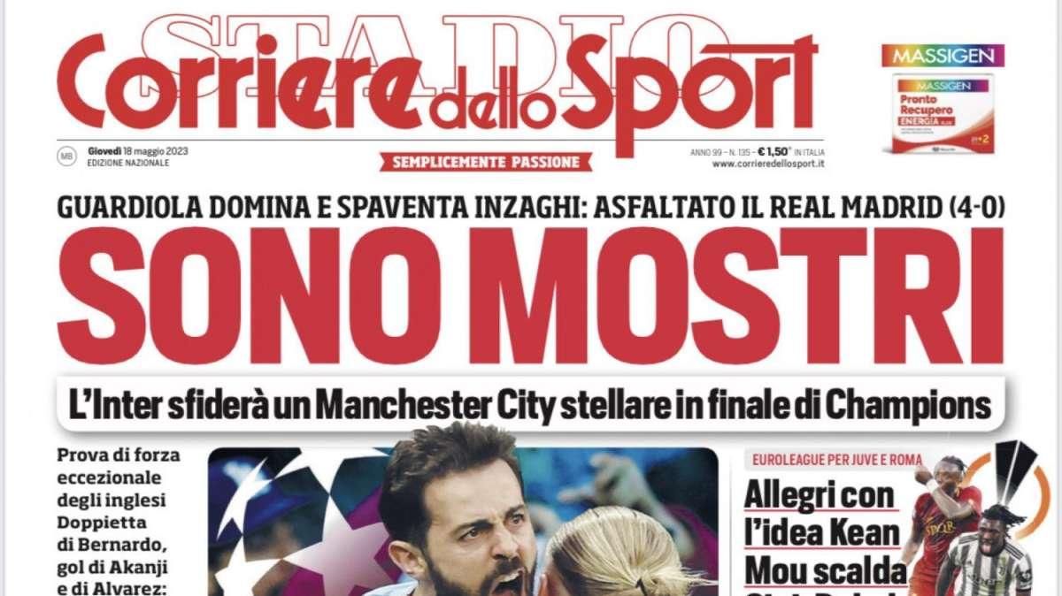 PRIMA PAGINA - CdS: "Spalletti sempre più distante dal Napoli"
