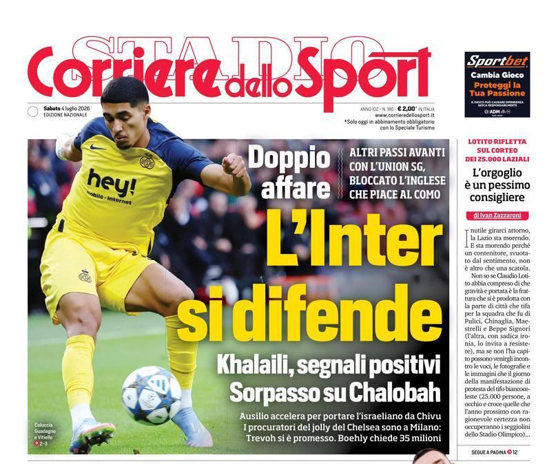 A Napoli inizia il ciclo Allegri, Corriere dello Sport: "Il 14 al San Carlo"
