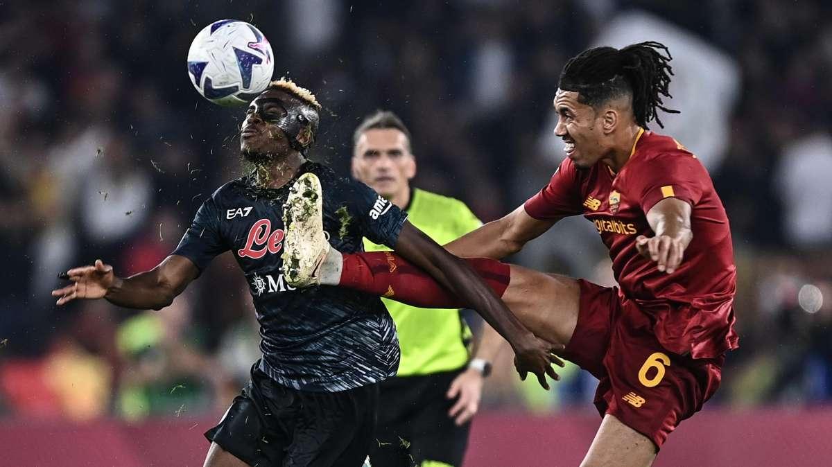 Osimhen brucia Smalling e sfonda la porta! E' 1-0 Napoli! 