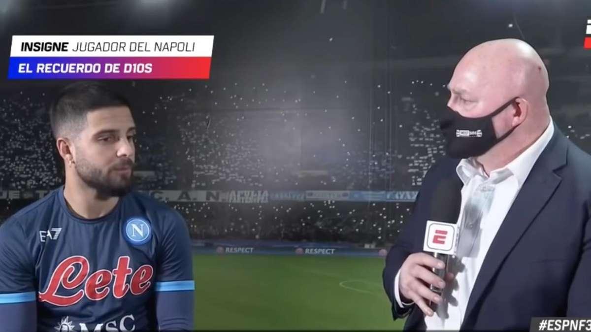 VIDEO - Insigne a ESPN: "Diego poteva essere qui, verità non verrà fuori. Incredibile giocare al Maradona. Piansi all'incontro..."