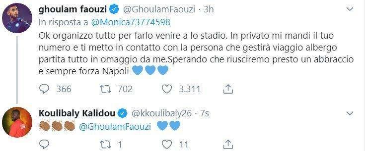 FOTO - Ghoulam ancora cuore d'oro: risponde a un tifoso ed esaudisce il suo più grande desiderio
