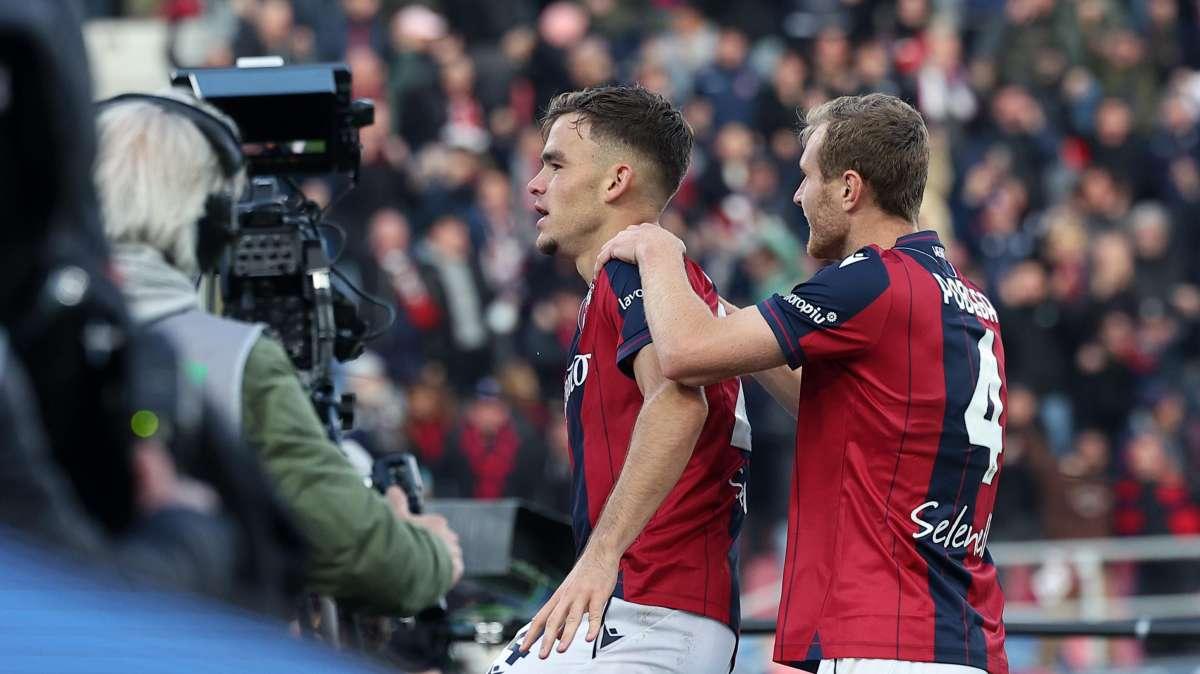 Bologna, Dallinga a Dazn: "Guardate la gente e vede cosa significa per noi questa vittoria!"