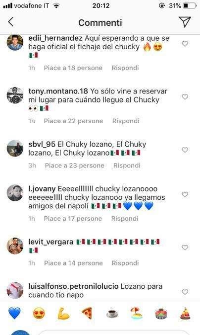 Lozano, i social del Napoli invasi dai messicani che festeggiano l’arrivo del Chucky