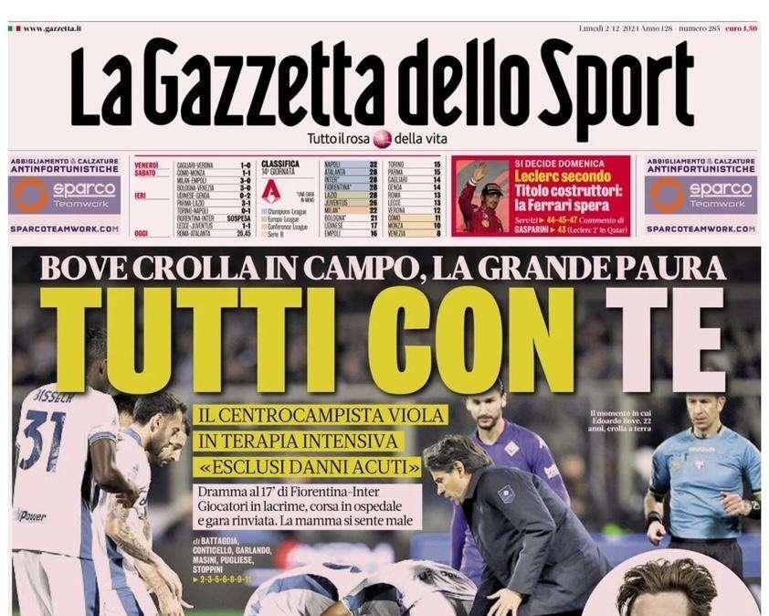 Gazzetta dello Sport: "Effetto McTominay. Ora Conte ci crede"