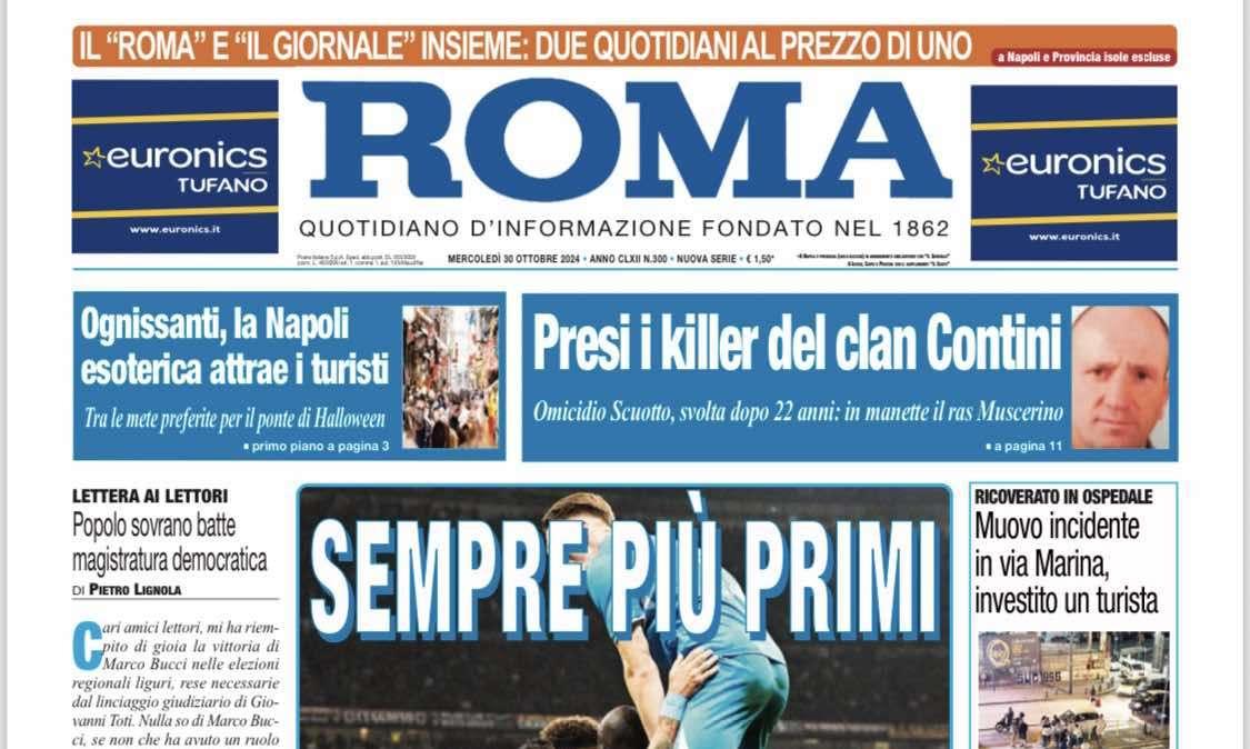 Il Roma: "Sempre più primi"