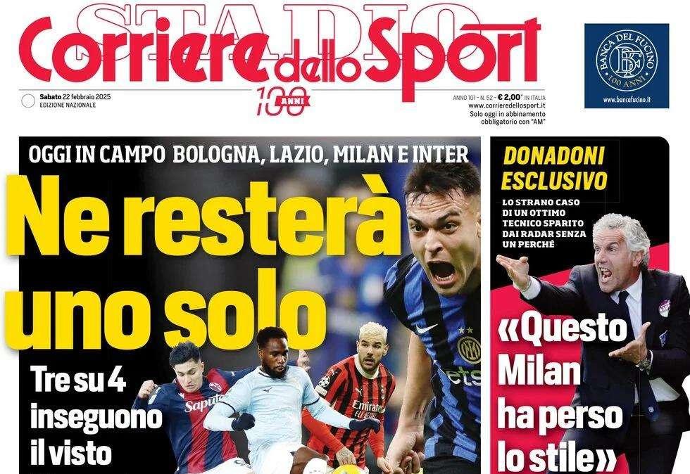 Corriere dello Sport: "La serie di Conte: il Napoli vola in trasferta"