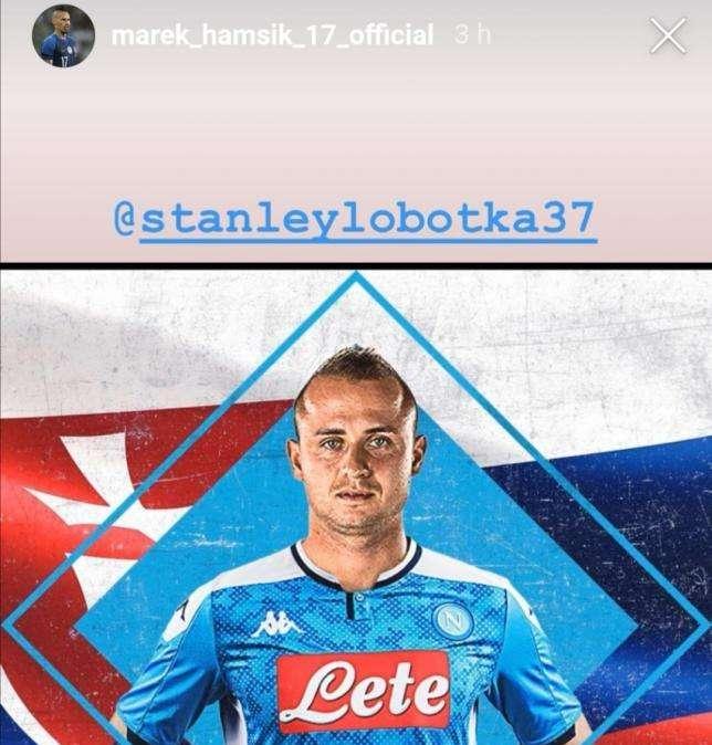 FOTO - "Buona fortuna amico mio!", il messaggio di Hamsik per Lobotka