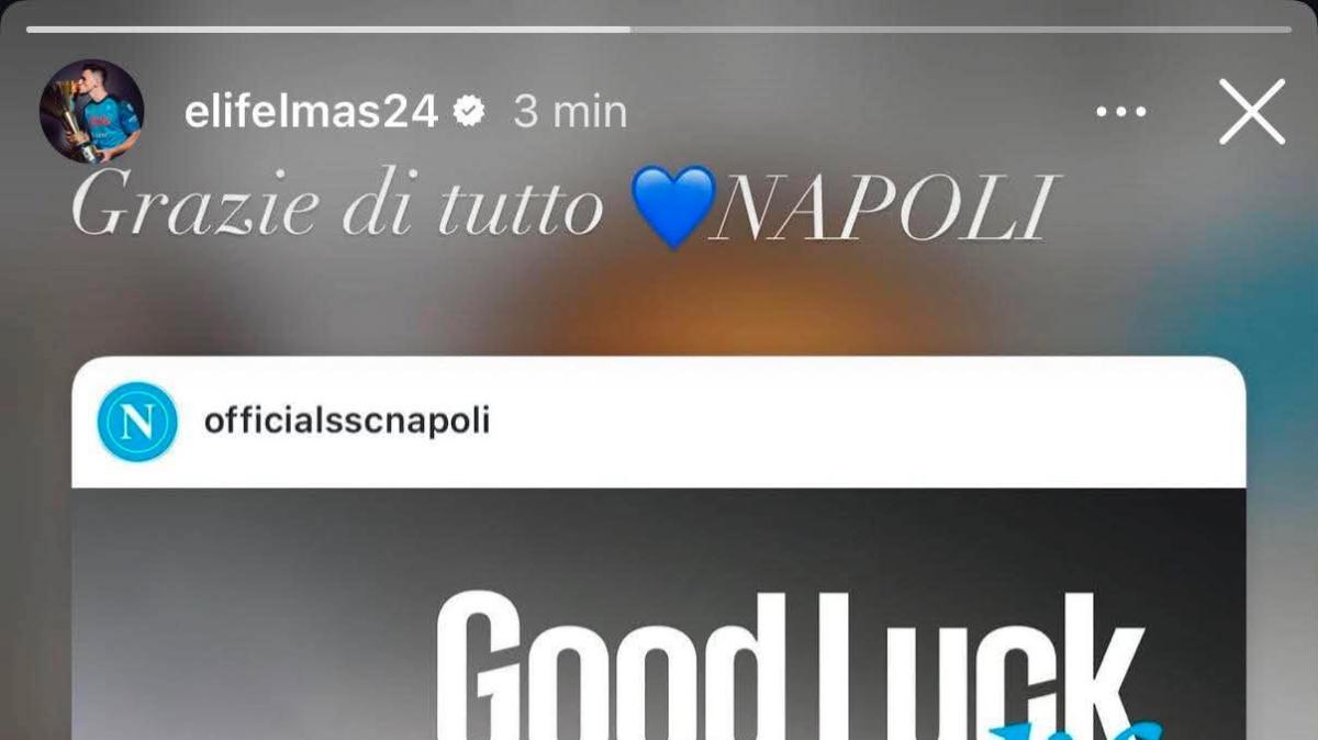 "Buona fortuna", "Grazie di tutto". Napoli ed Elmas ai saluti: non è stato riscattato