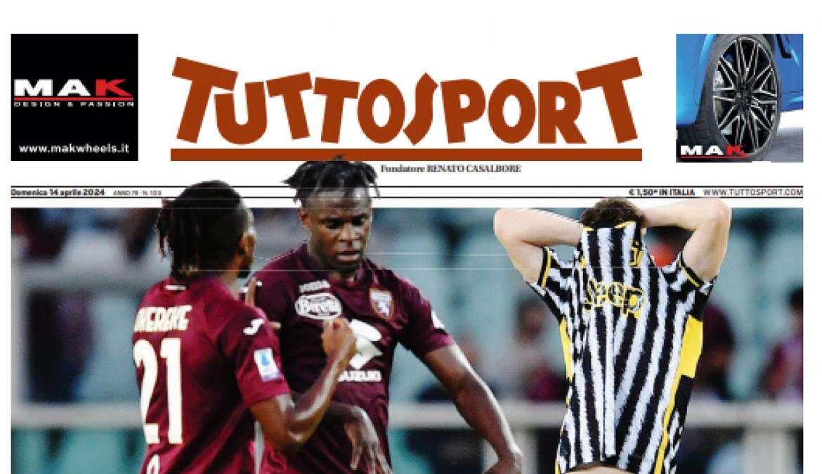 PRIMA PAGINA - Tuttosport: "Derby zero"
