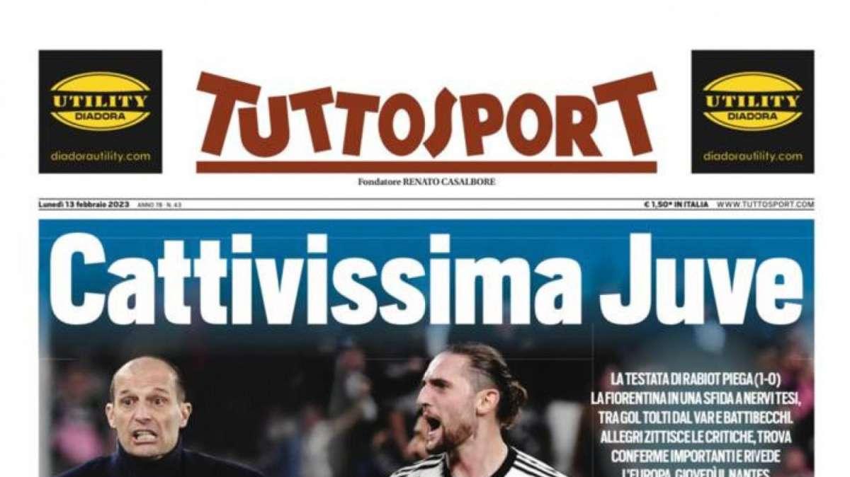 PRIMA PAGINA - Tuttosport: "Kvara-Osimhen, il Napoli gode e vede il titolo"