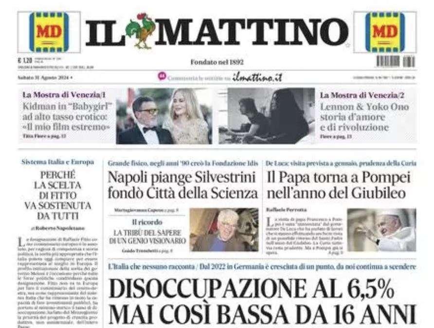 Il Mattino: "Napoli non sbagliare"