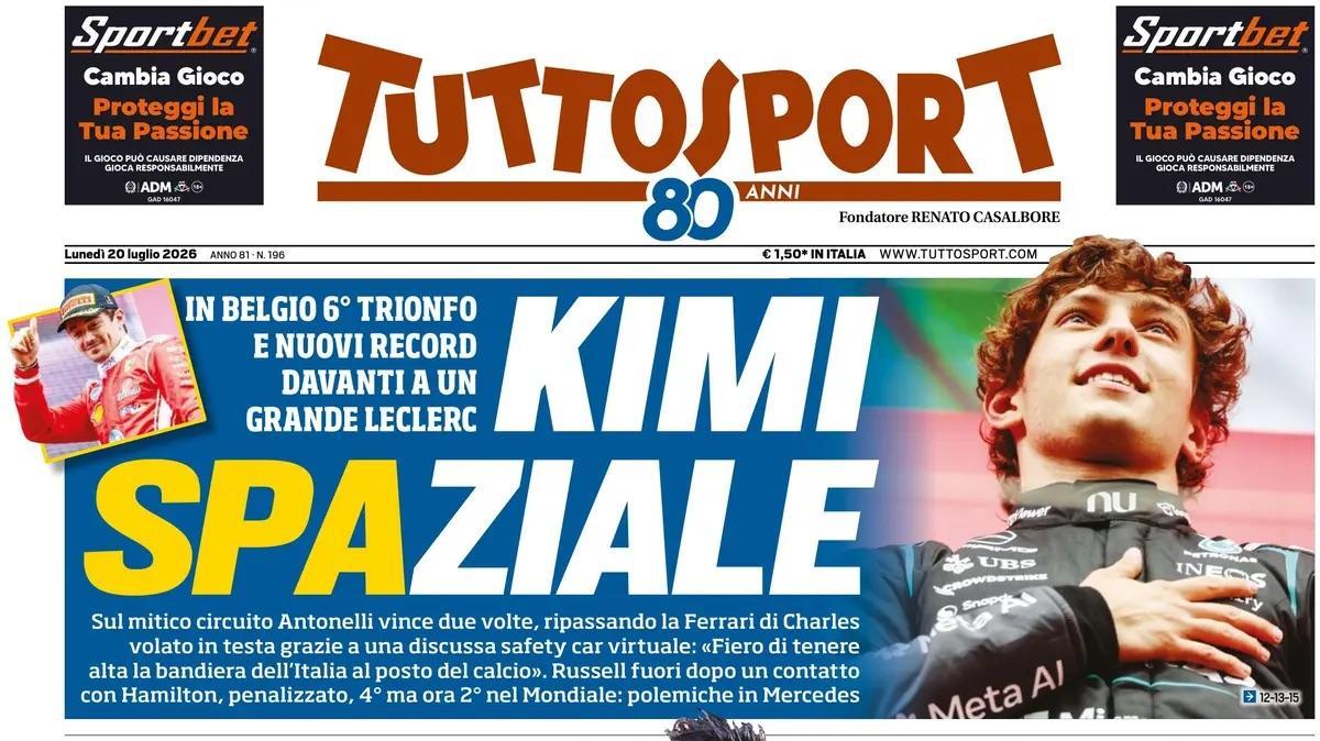 La Spagna trionfa al Mondiale, Tuttosport: "Giusto così"