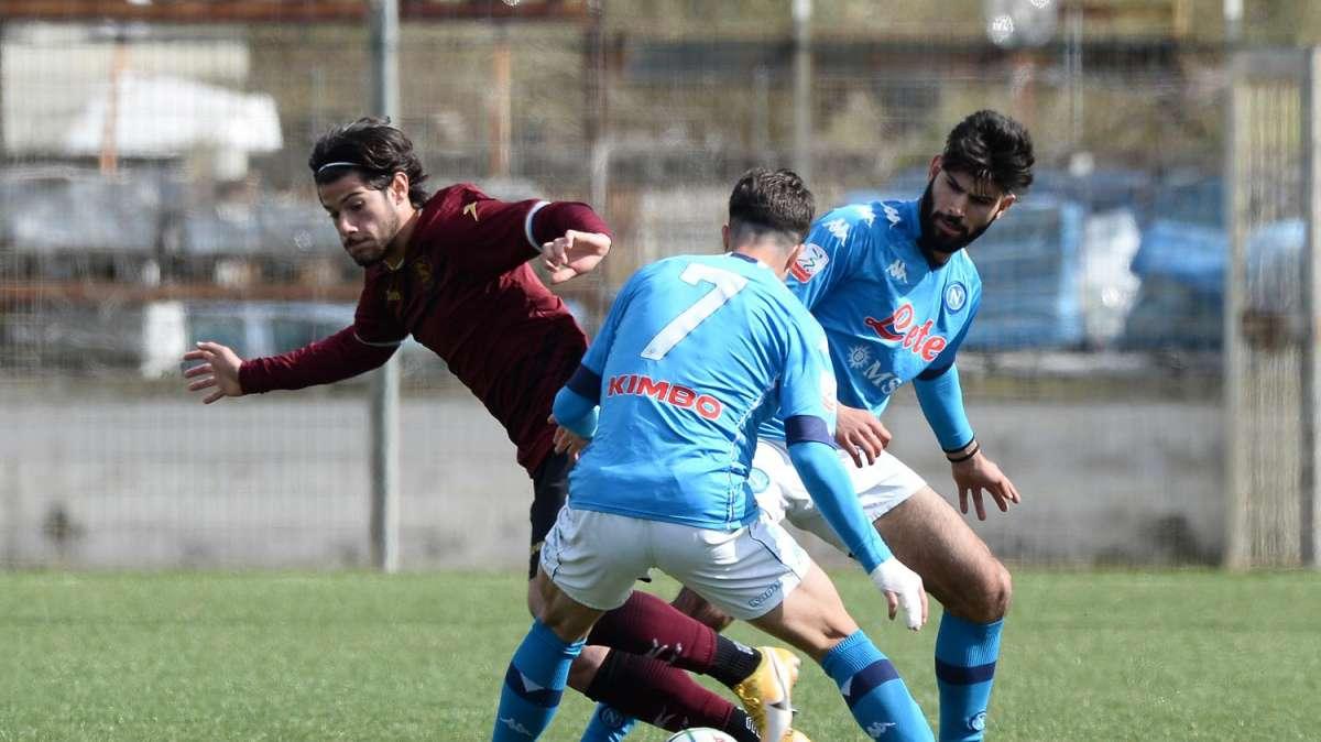 Primavera, Napoli in scioltezza: poker all'Entella, tripletta di Cioffi