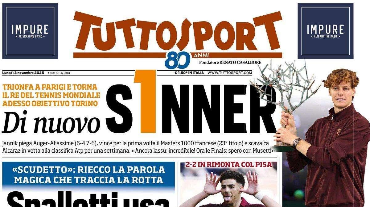 Tuttosport sulle ambizioni di Spalletti: "Usa il codice Juve"