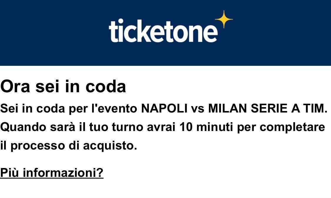 FOTO - Subito caccia al biglietto per Napoli-Milan: già in 18mila in coda virtuale!