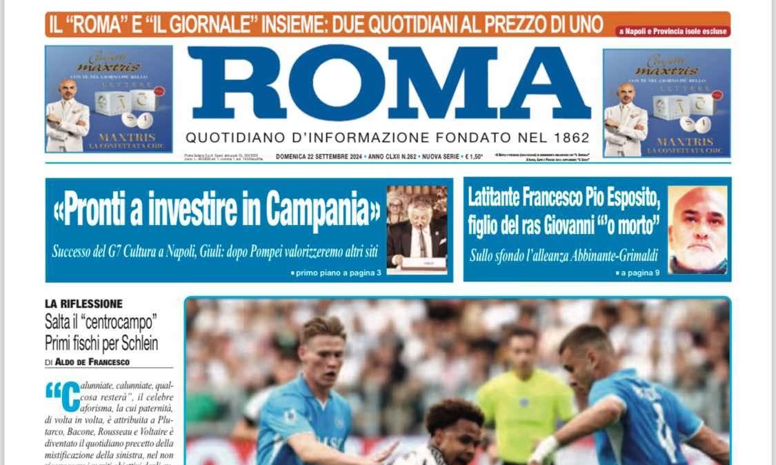 Il Roma: "Un punto e basta"