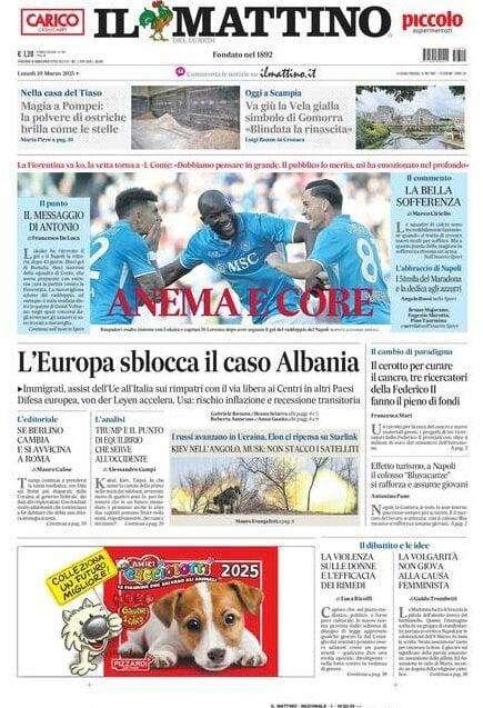 Il Mattino: "Anema e Core"