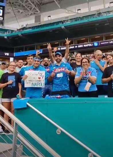 VIDEO - Non solo tifosi e simpatizzanti del Barça, a Miami migliaia di tifosi in maglia azzurra
