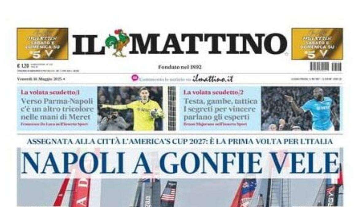 Il Mattino: “Verso Parma-Napoli, c’è un altro tricolore nelle mani di Meret”